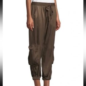 NWT - Johnny Was - Satin Cargo Pants - XS